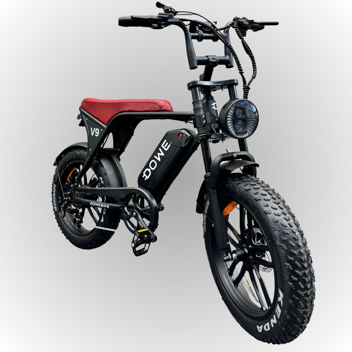 Dowe V9 Elektrische Fatbike - Zwart