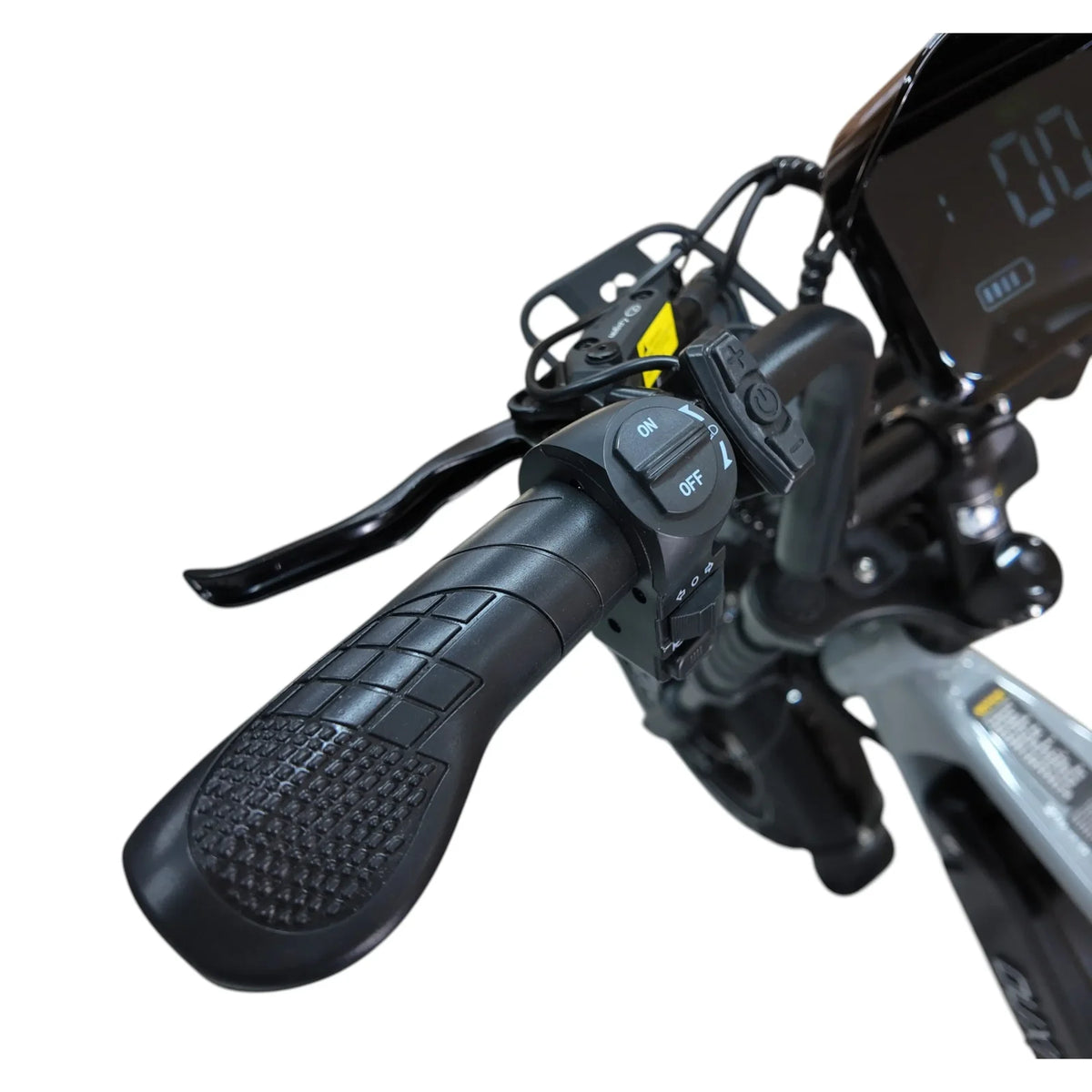 Dowe V8 Ultra Mini Fatbike zwart – hydraulische remmen detail