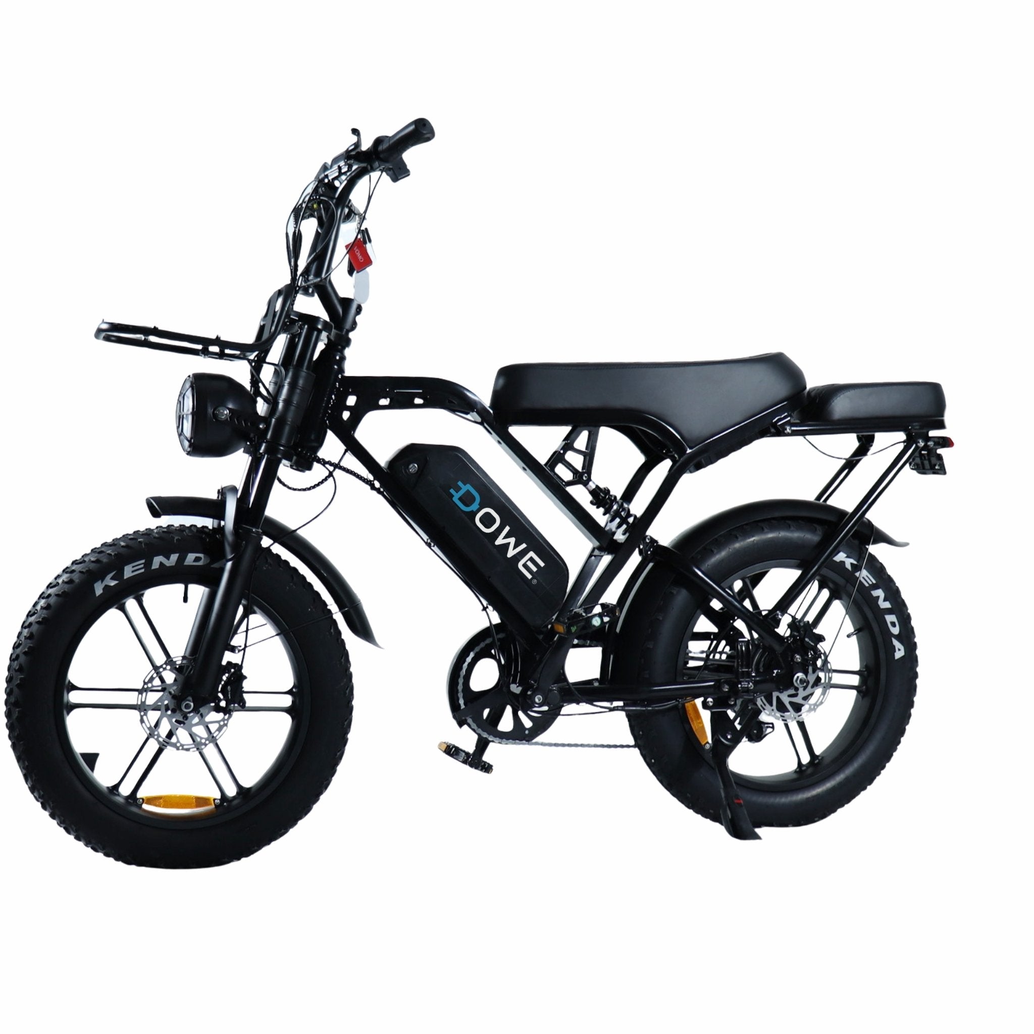 Fatbike D20 PRO – Elektrische E-Fatbike | Zwart | Volledig Uitgerust + Gratis Accessoires