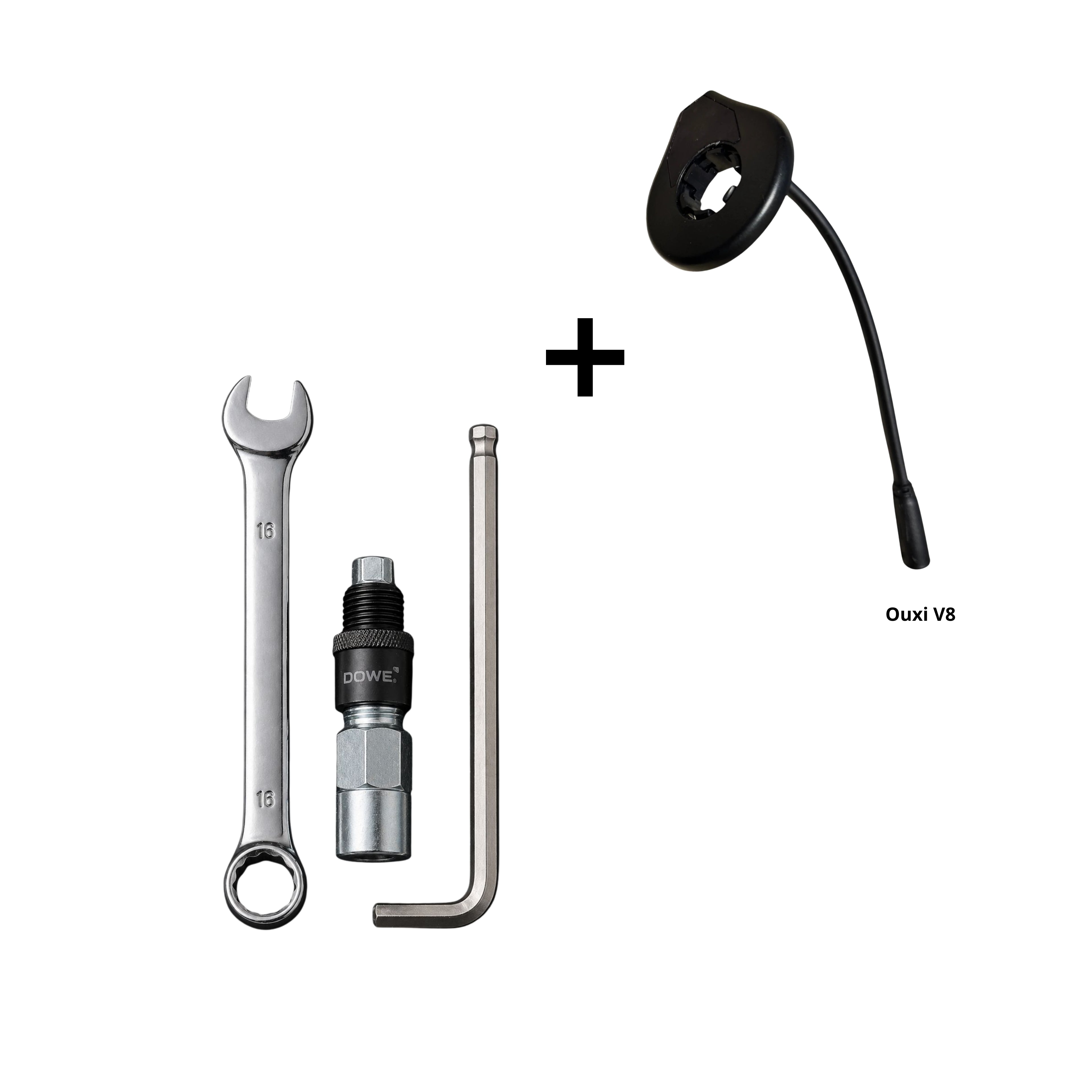 Dowe CrankTrekker Tool Set Ouxi V8 H9 trapsensor combi – 3-delig gereedschap en originele PAS sensor