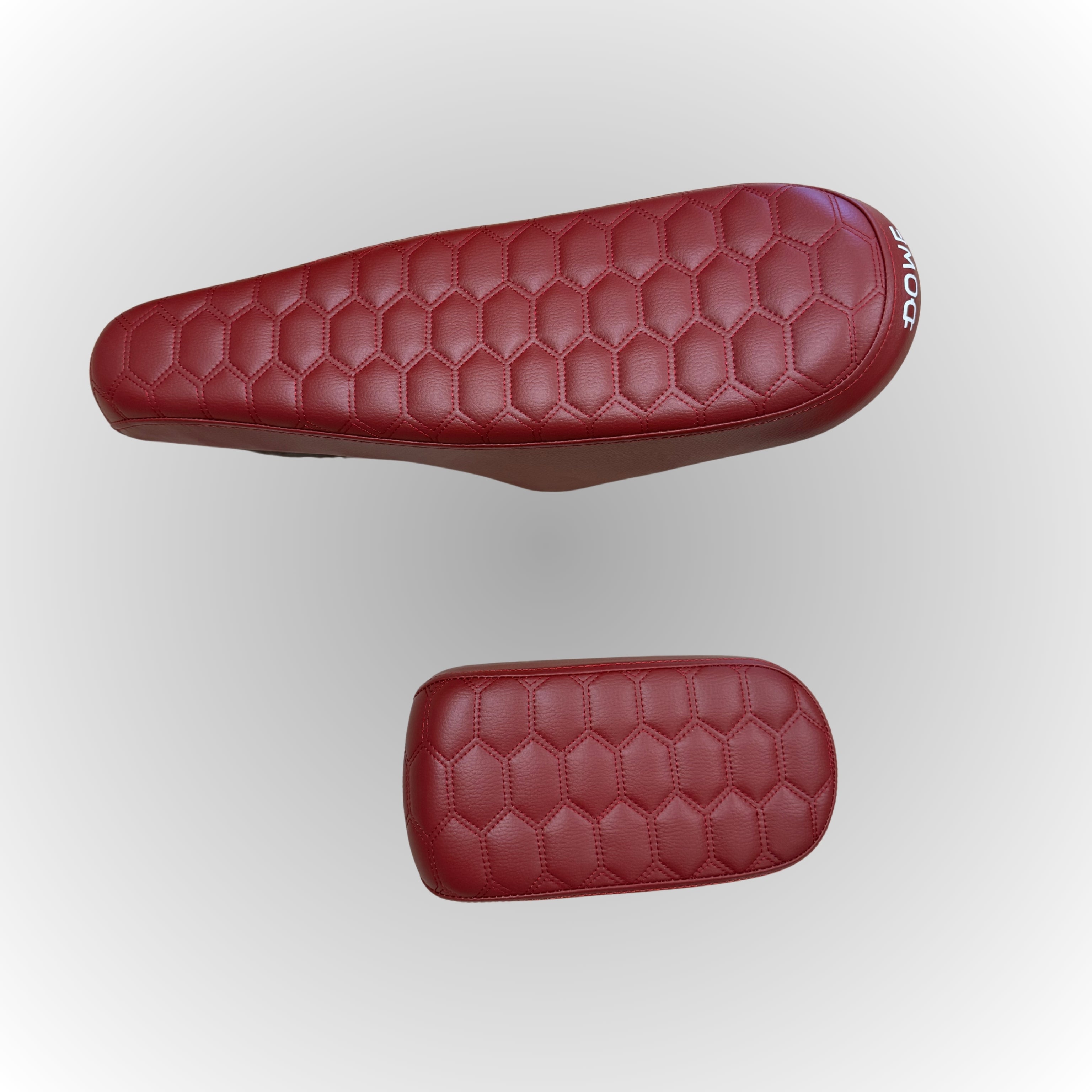 Luxe bordeaux rood fatbike zadel voor Ouxi V8 en V9 – premium kwaliteit