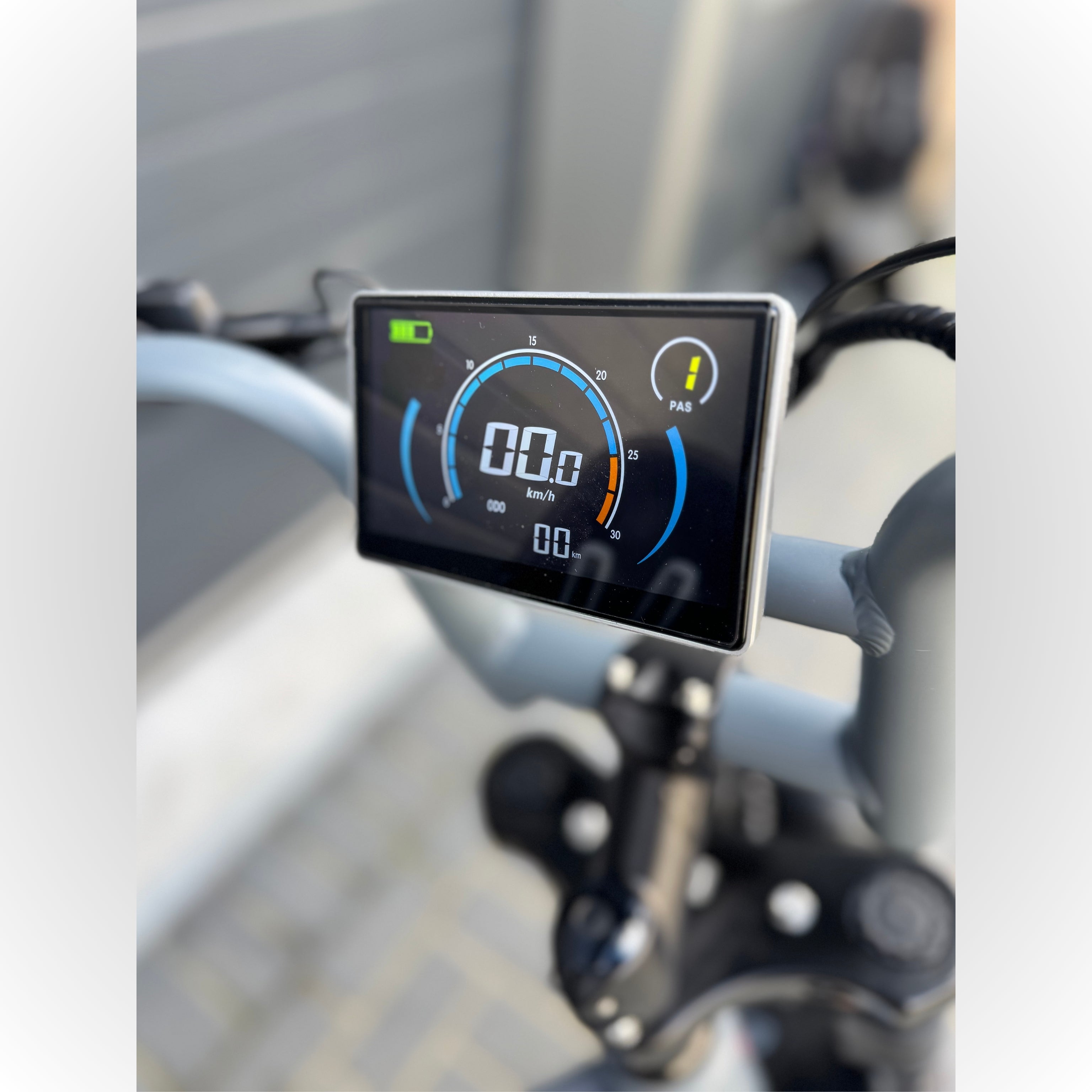 Elektrische fatbike 250W family met kinderzitje achter tot 22kg grijsFatbike