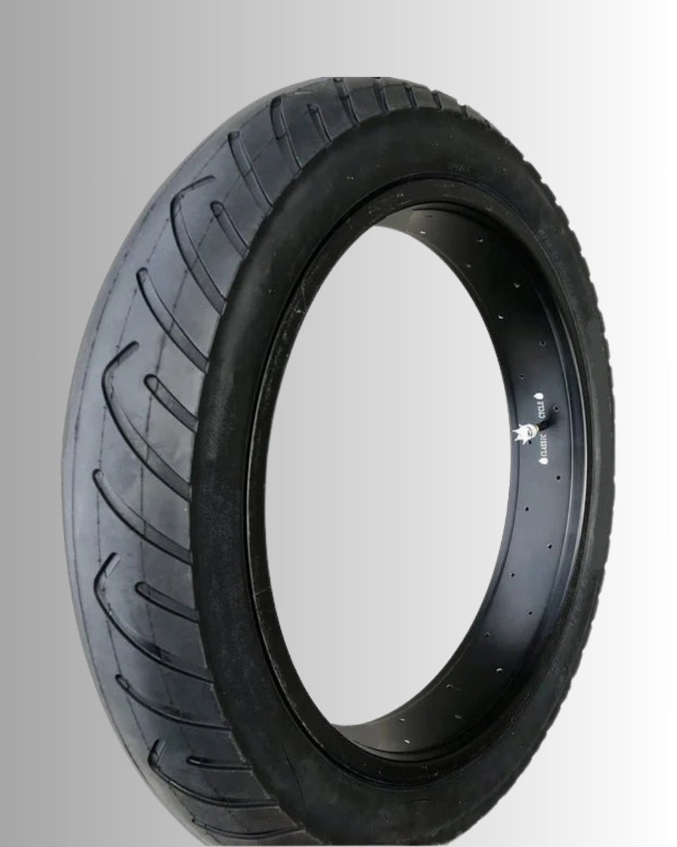 Kenda fatbike buitenband 20x4.0 inch, on-road profiel voor gebruik op asfalt en verharde paden