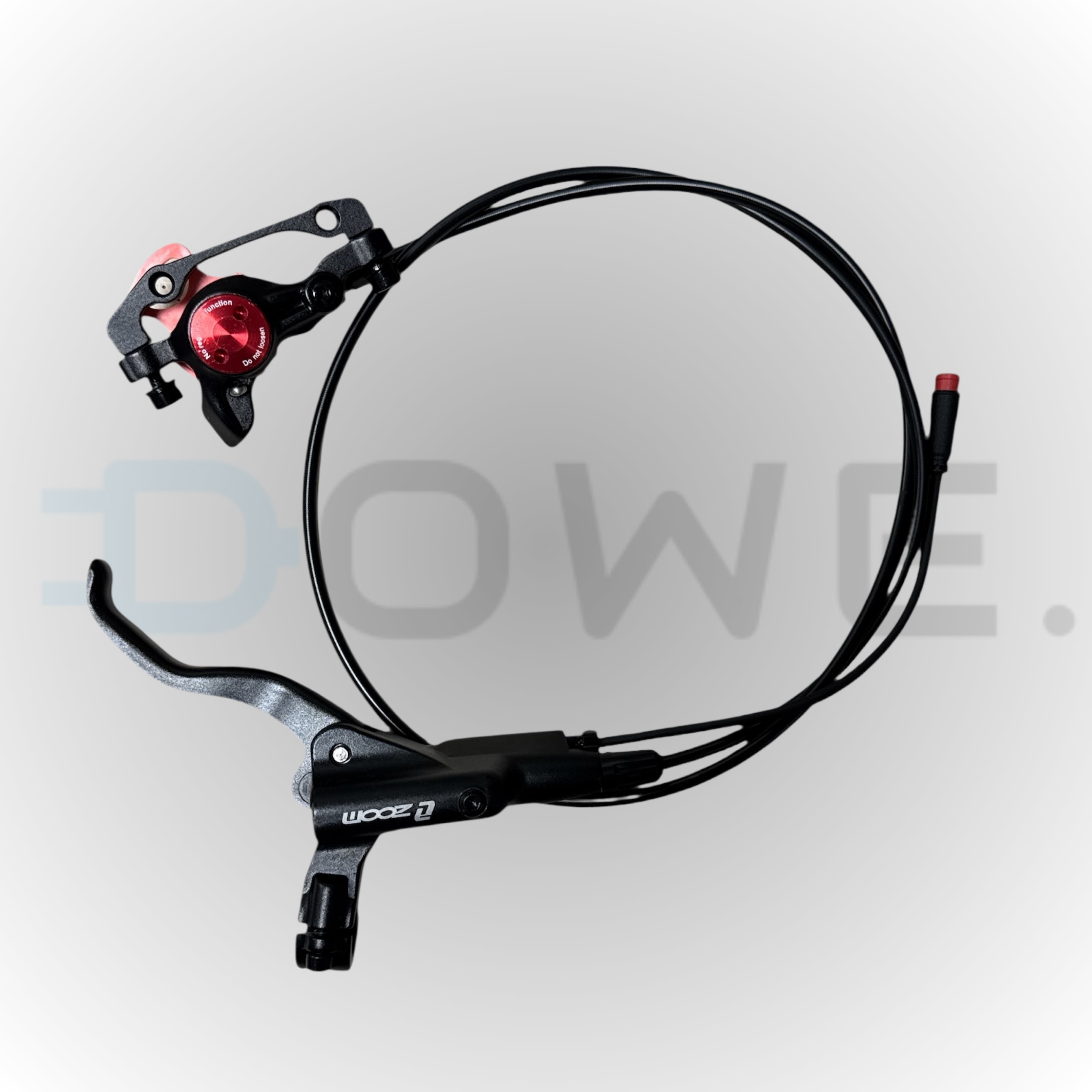 Hydraulische remset links met remblokken voor Ouxi V8, H9, Q8 en QMWheel V20 Pro fatbike