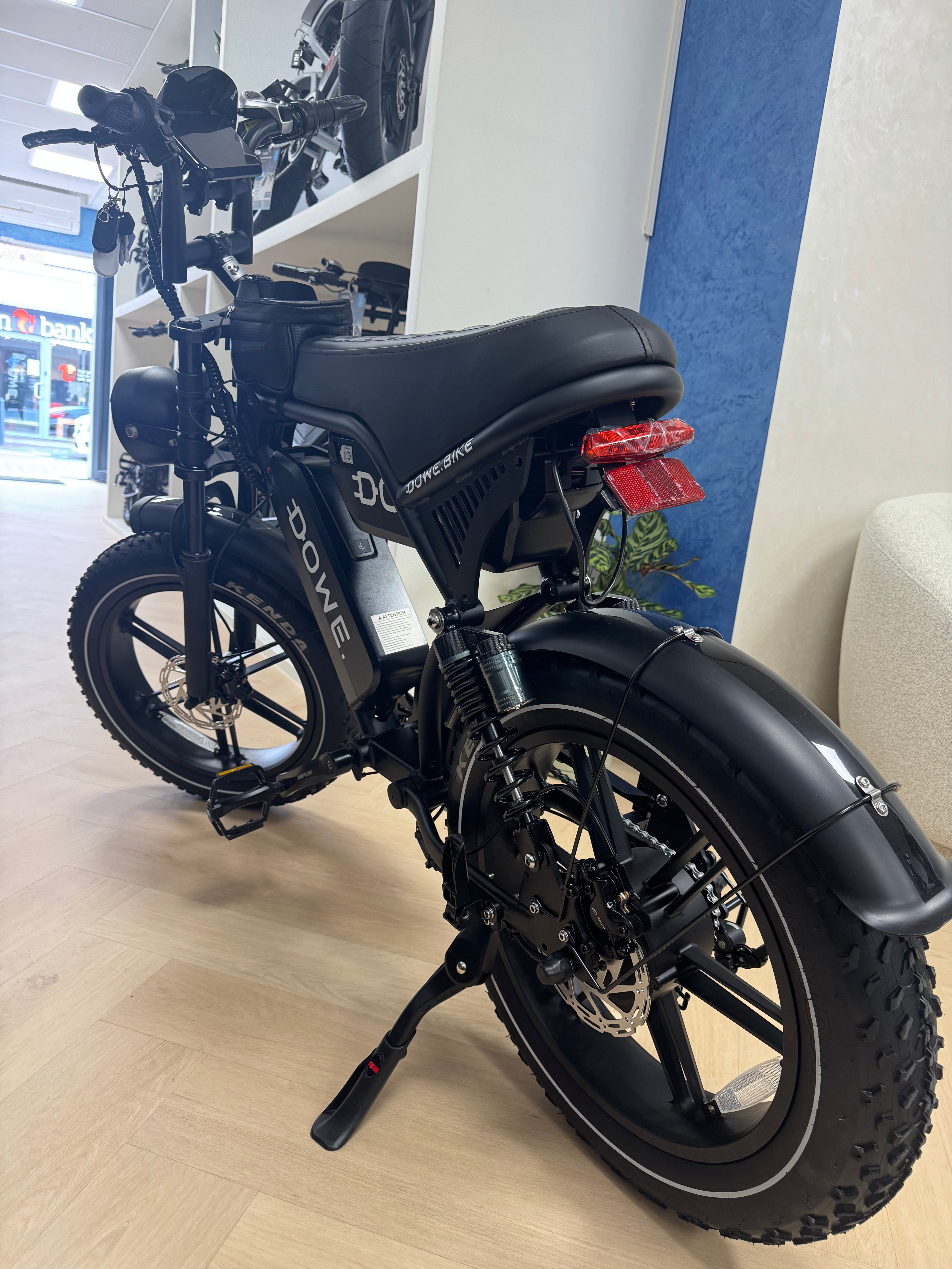 Dowe Ultra Max Fatbike dubbele accu – detailfoto accu