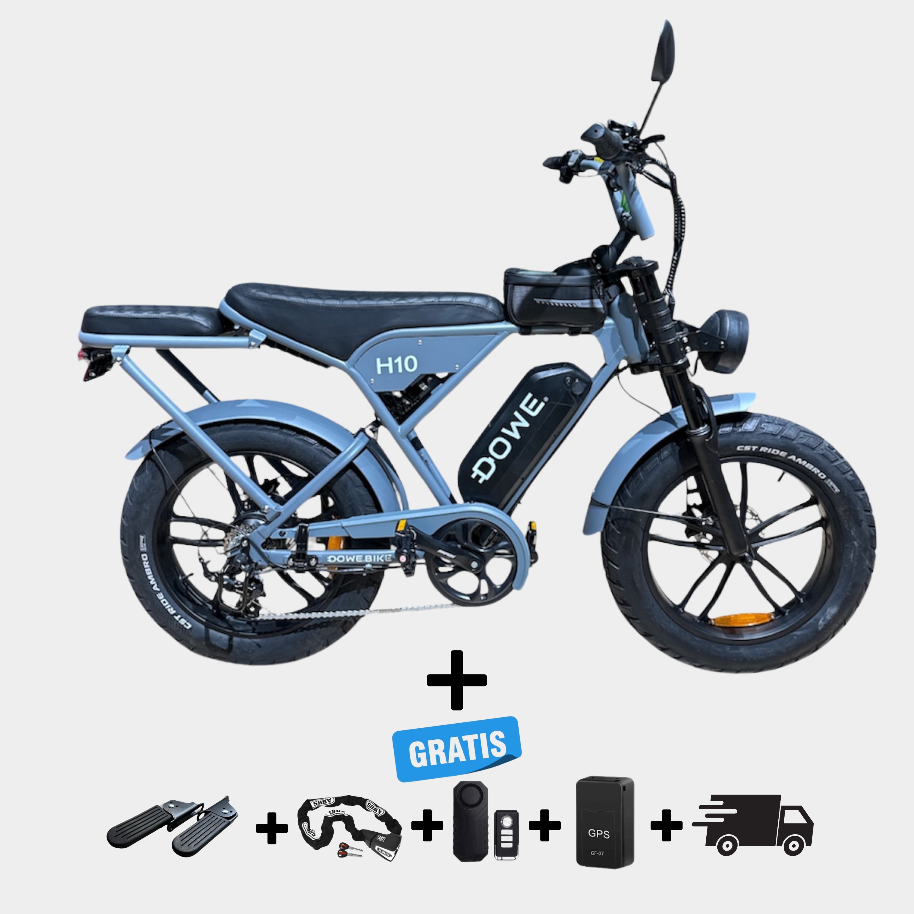 Elektrische Fatbike 250W – Dowe H10