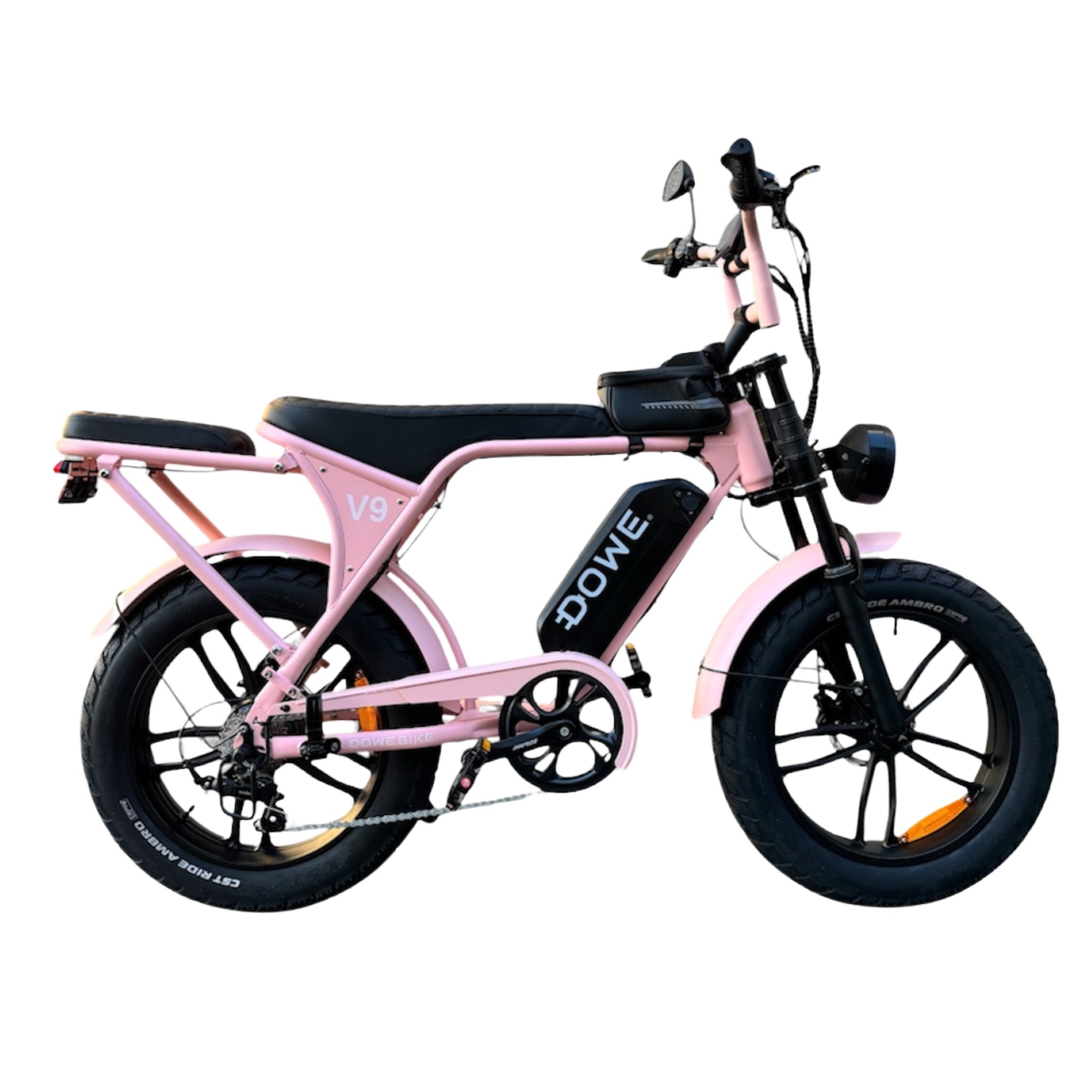 Elektrische Fatbike 250W – Dowe V9 – Met Kinderzitjes – Family Uitvoering